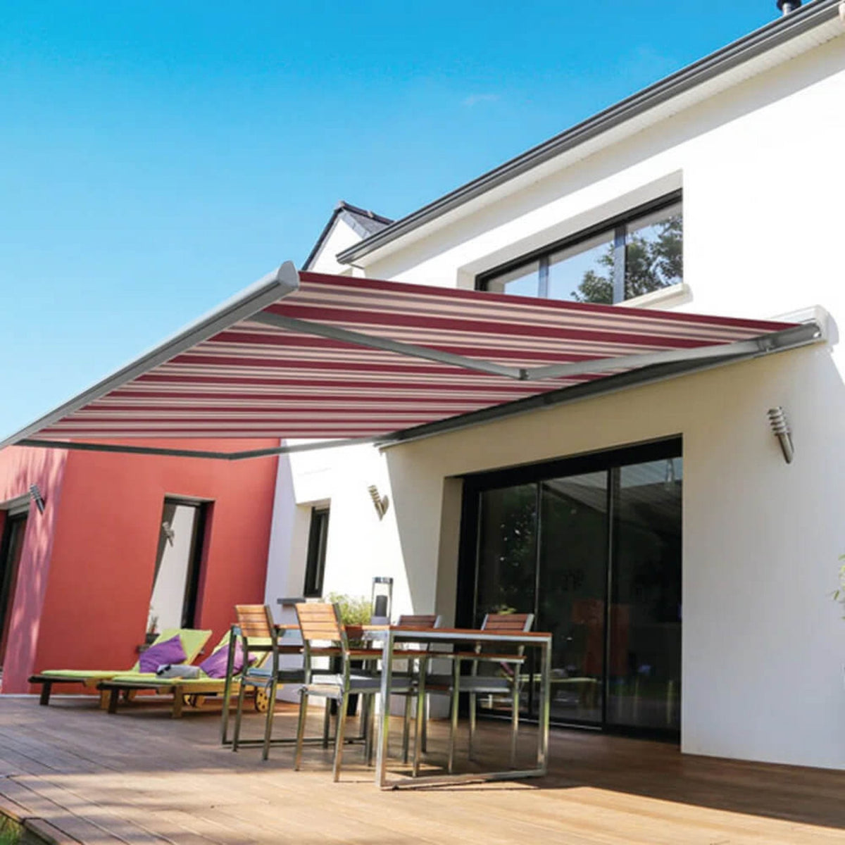 Advaning Luxury Series Fully-Assembled Retractable Sun Shade Canopy Awning (SAK31549)