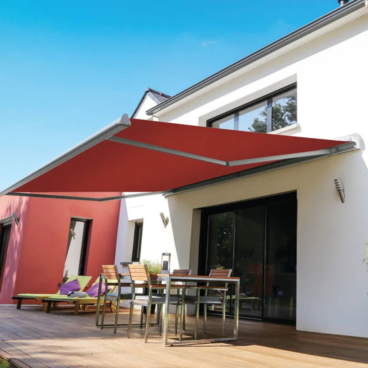 Advaning Luxury Series Fully-Assembled Retractable Sun Shade Canopy Awning (SAK31549)