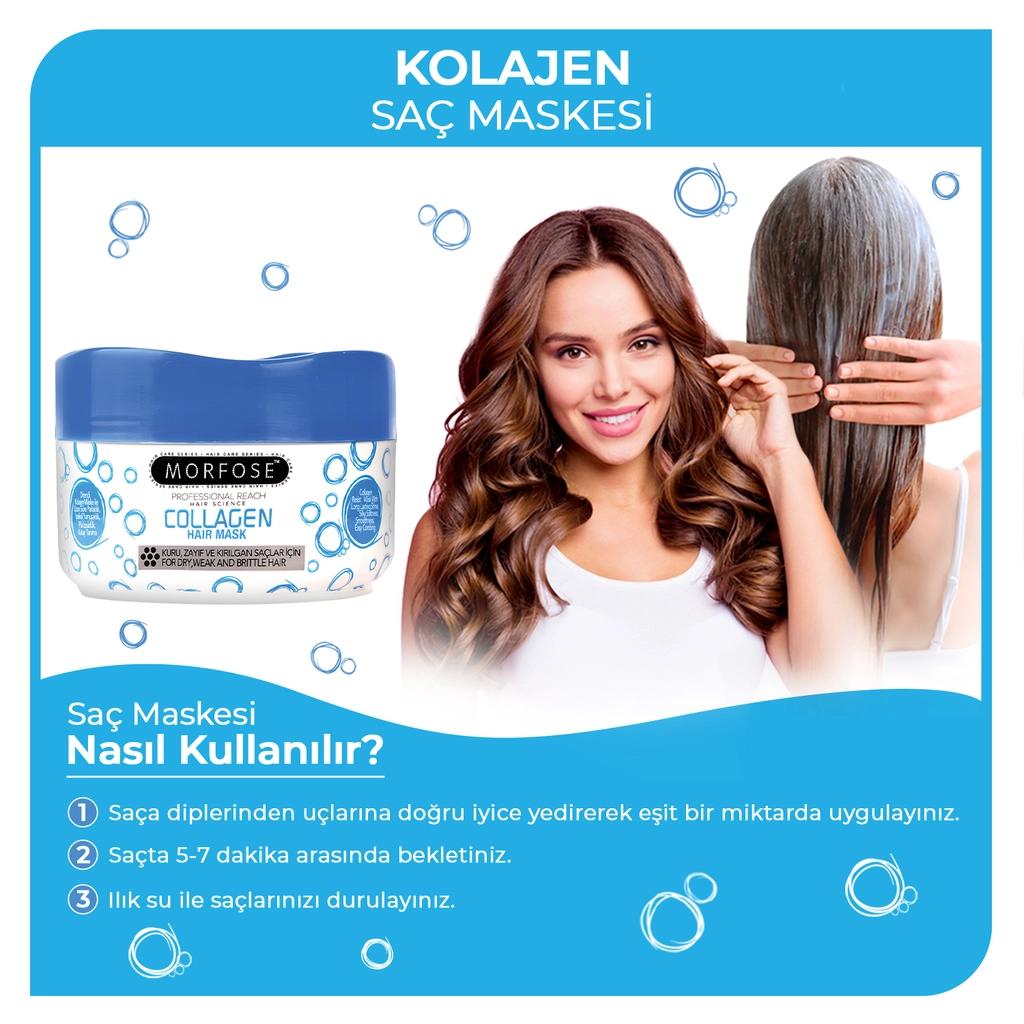 Morfose Collagen Hair Mask for Strengthening and Shine 250 ml