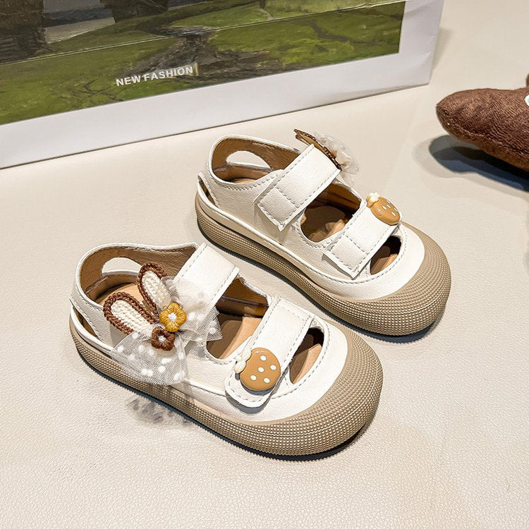 Girl Baby Cute Pendant Sandals Summer New Children's Princess Shoes Baotou Little Girl Soft Soled Shoes