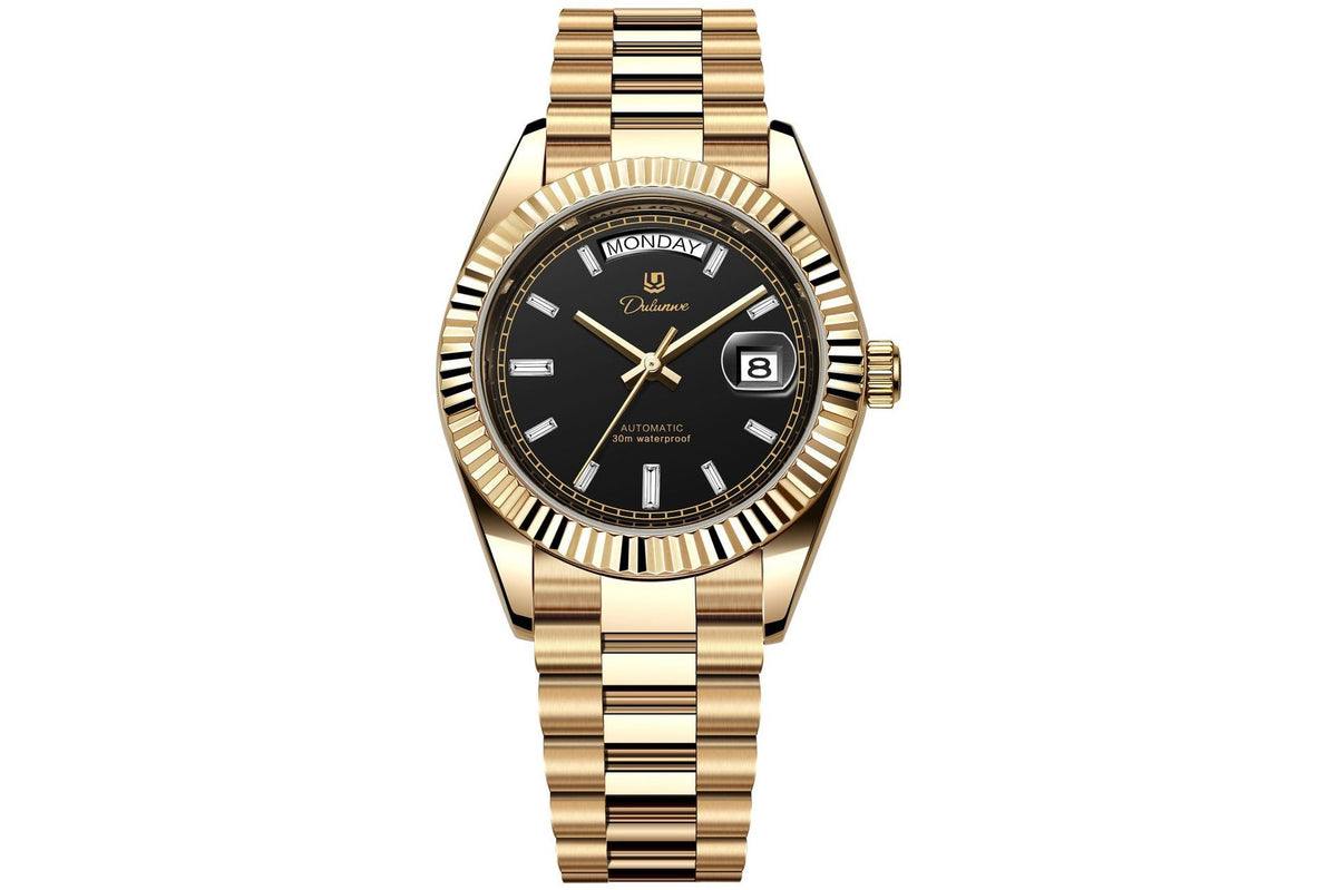 Dual-calendar Automatic Mechanical Mens Watch