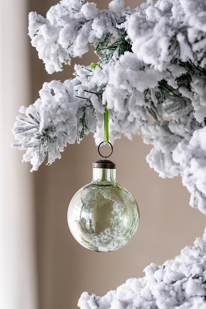 3" x 3" x 4" Long Neck Ball Ornaments