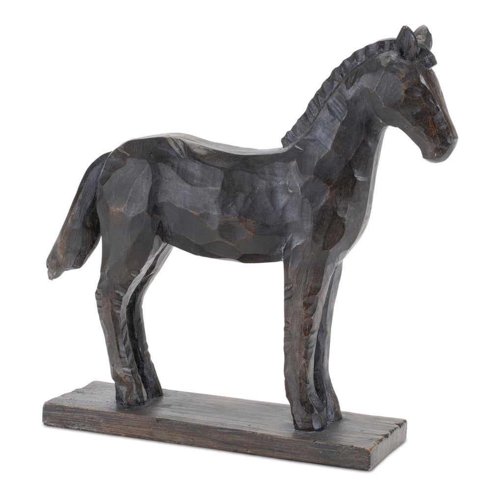 Standing horse with base (set of 2)