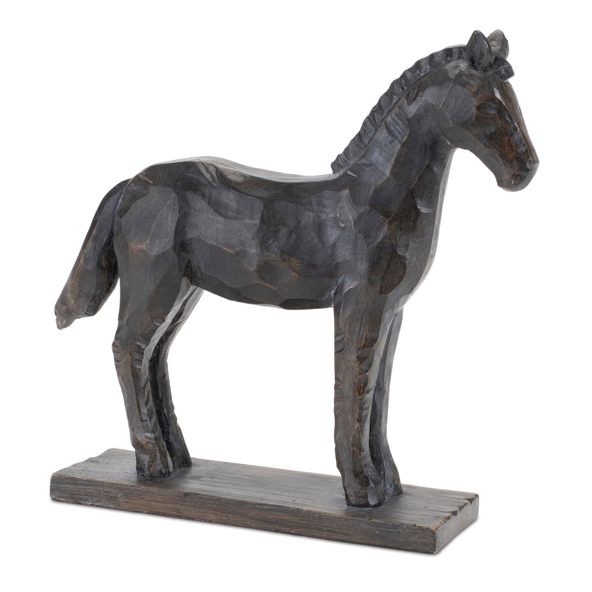 Standing horse with base (set of 2)
