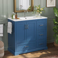 42" Bathroom Vanity in Navy Blue