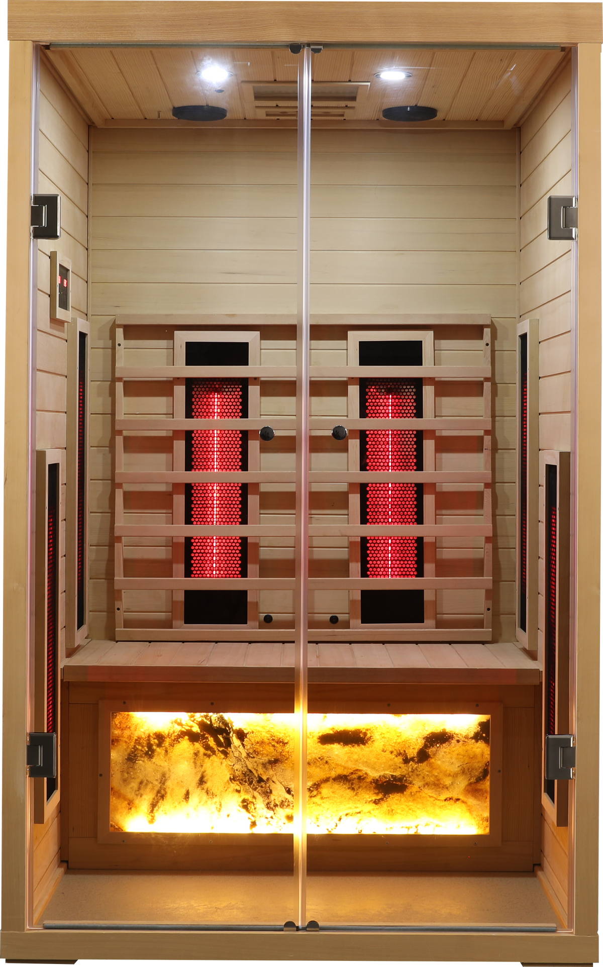 Two Person Hemlock Wood Far-Infrared Sauna Room