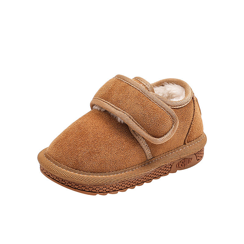 Boys Fleece-lined Cotton Boots