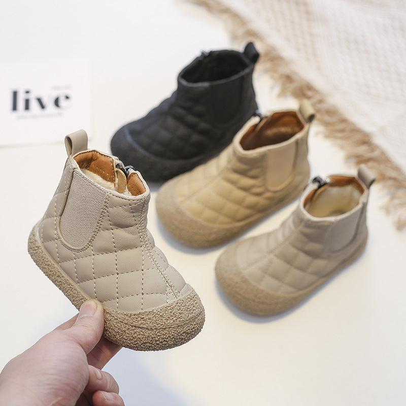 Childrens Soft-soled Comfortable And Warm Cotton Boots