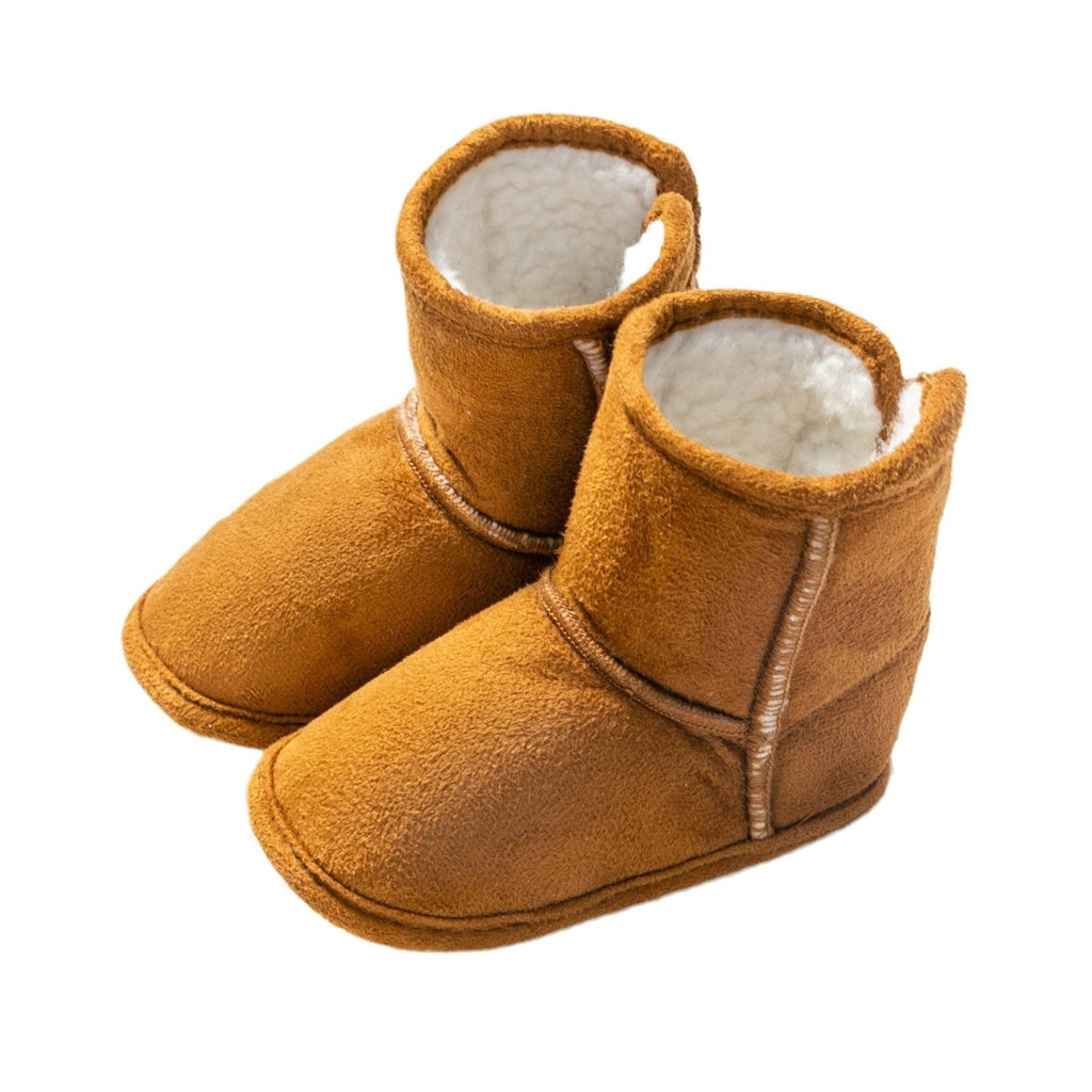 AutumnWinter Fleece-lined Warm Shoes With Soft Soles