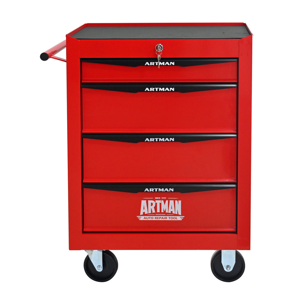 Rolling Metal Tool Chest with 4 Drawers