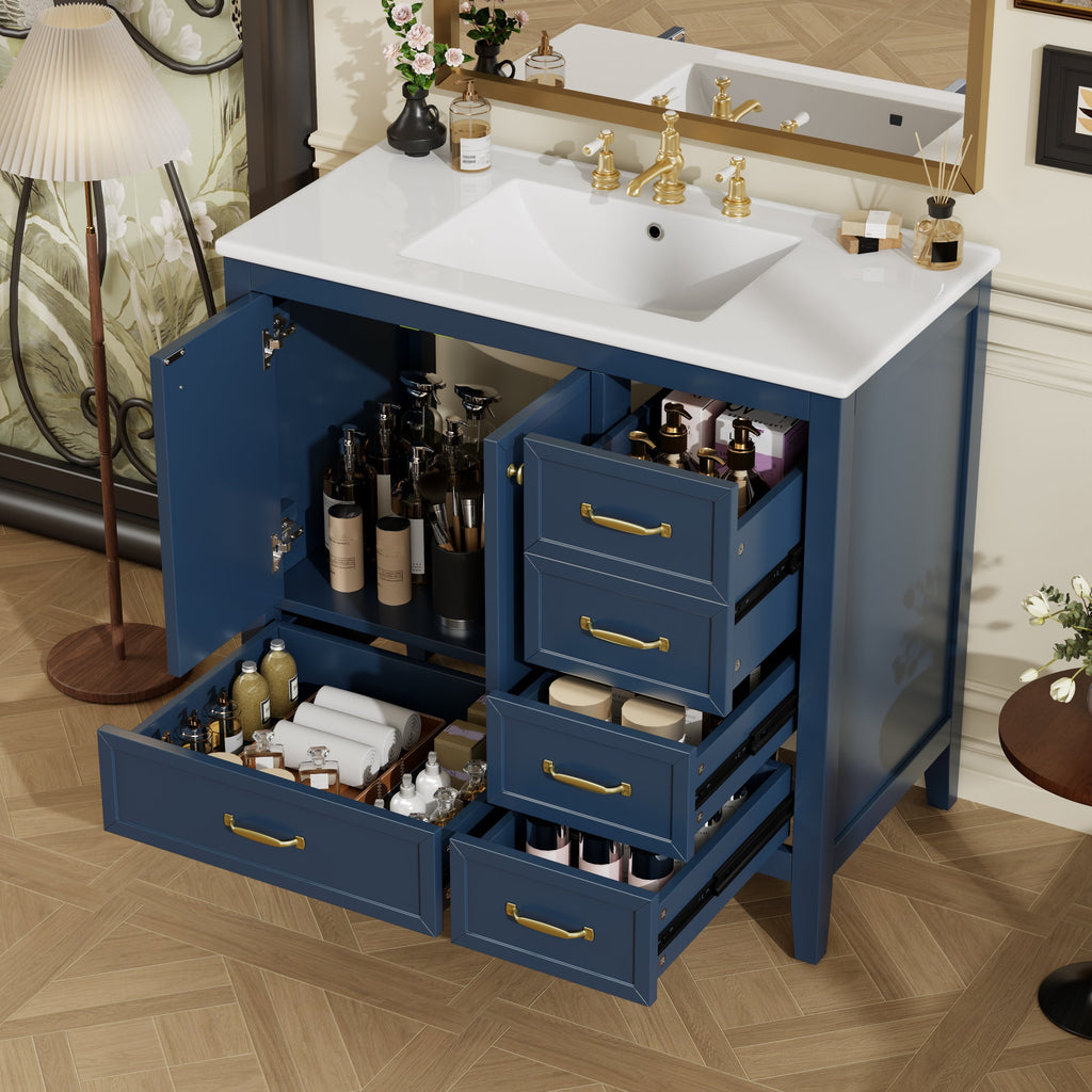 36" Bathroom Vanity with Sink