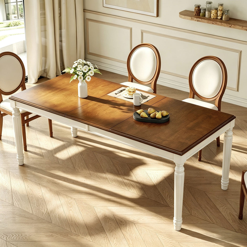 TREXM Traditional Rectangular Dining Table
