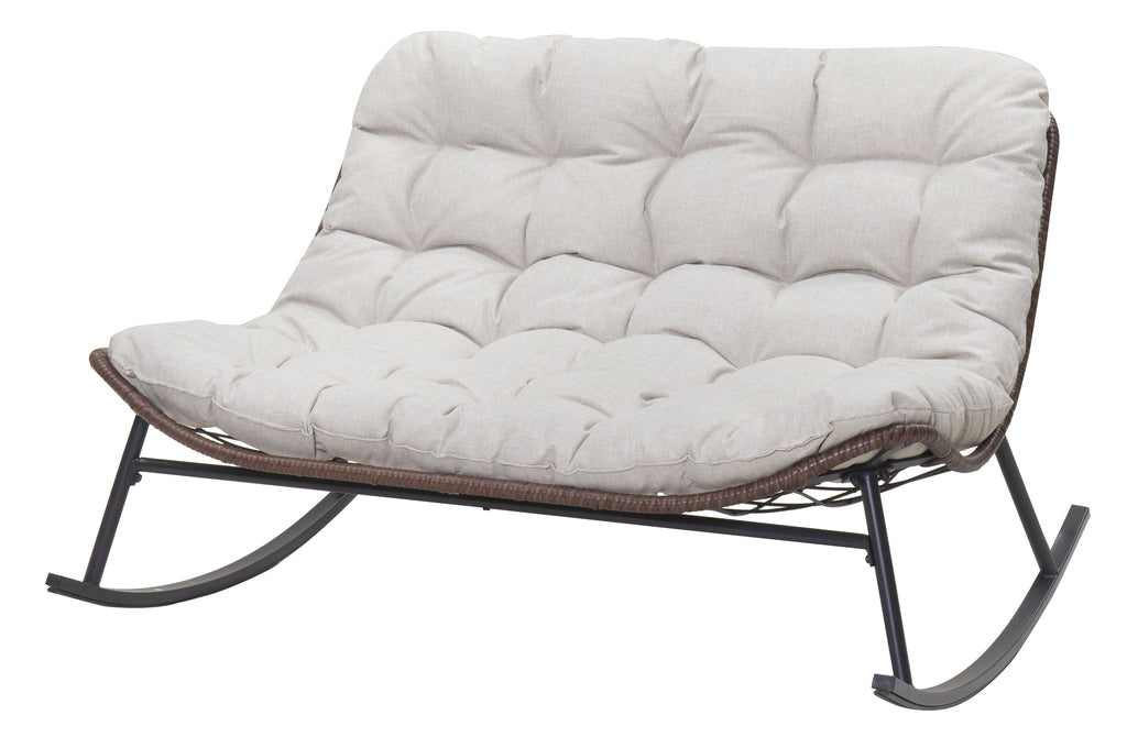 Double Wide Rocking Papasan Chair