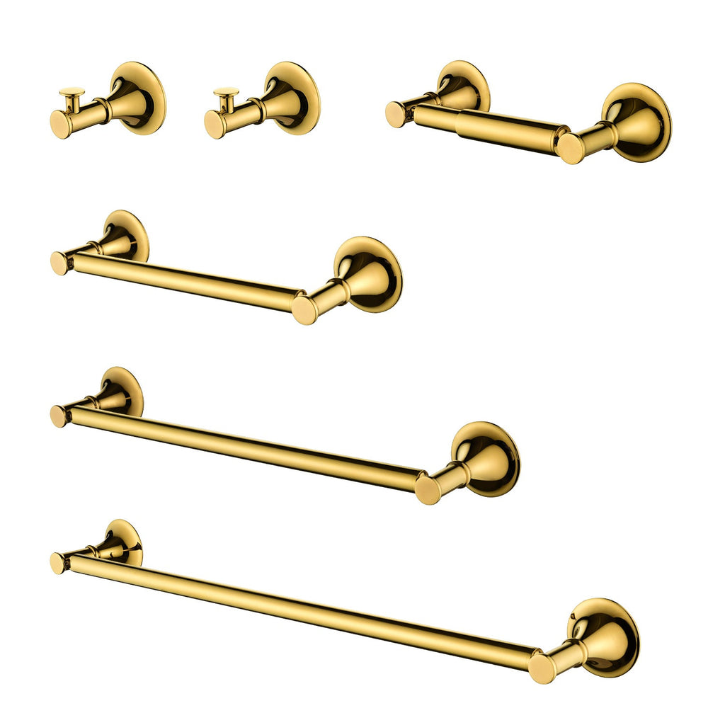 6 Piece Bathroom Accessories Set
