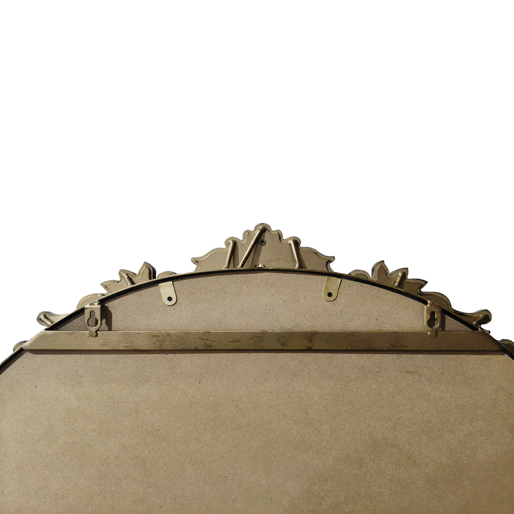 Arch Oval Vintage Relief Mirror Wall Hanging