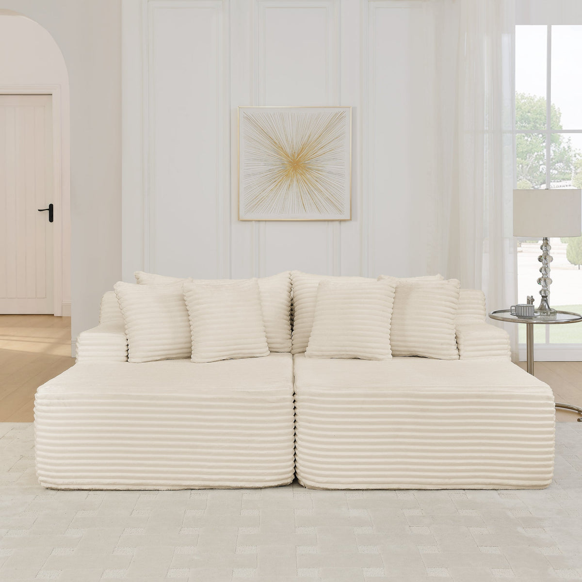 Two-Seater Lazy Sofa Lounge Chair