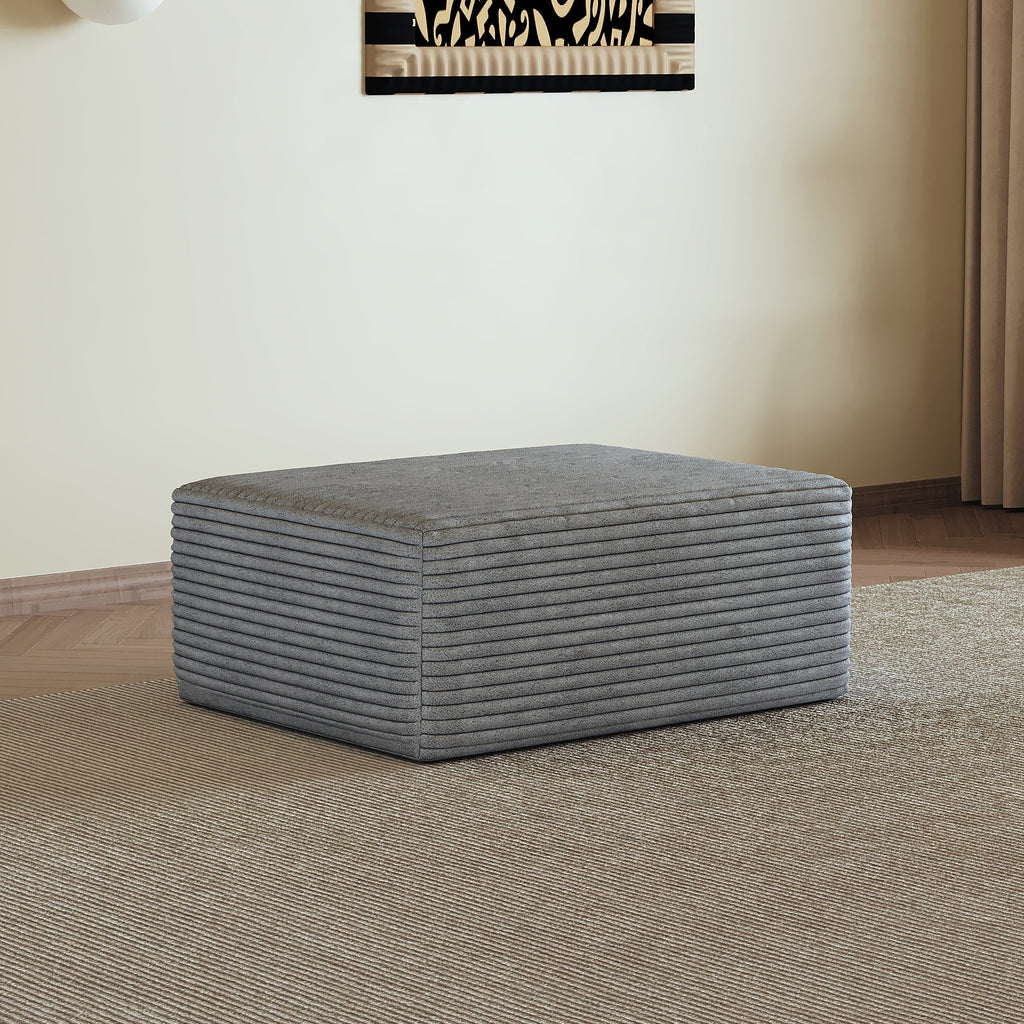 Y165 Grey Ottoman