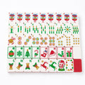 160PCS Christmas American Mahjong Set 3D Printed Red White Mahjong Tiles With Holiday Designs Storage Case For Game Night