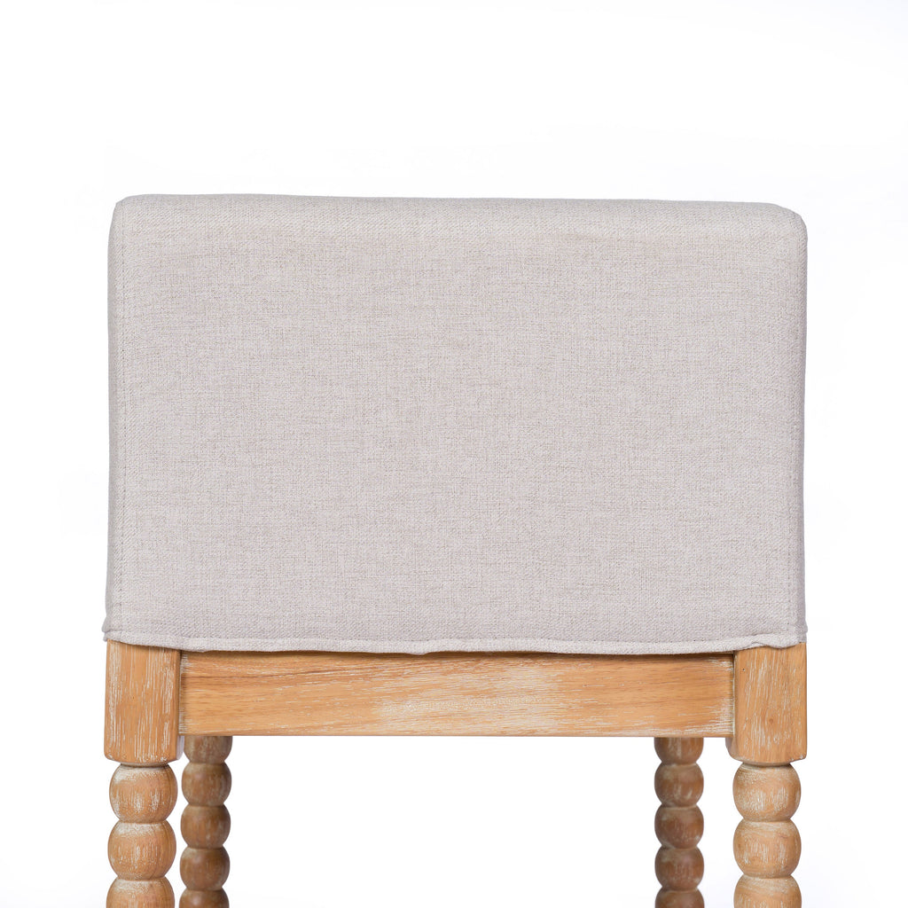 Farmhouse Coastal Counter Stools Set of 2