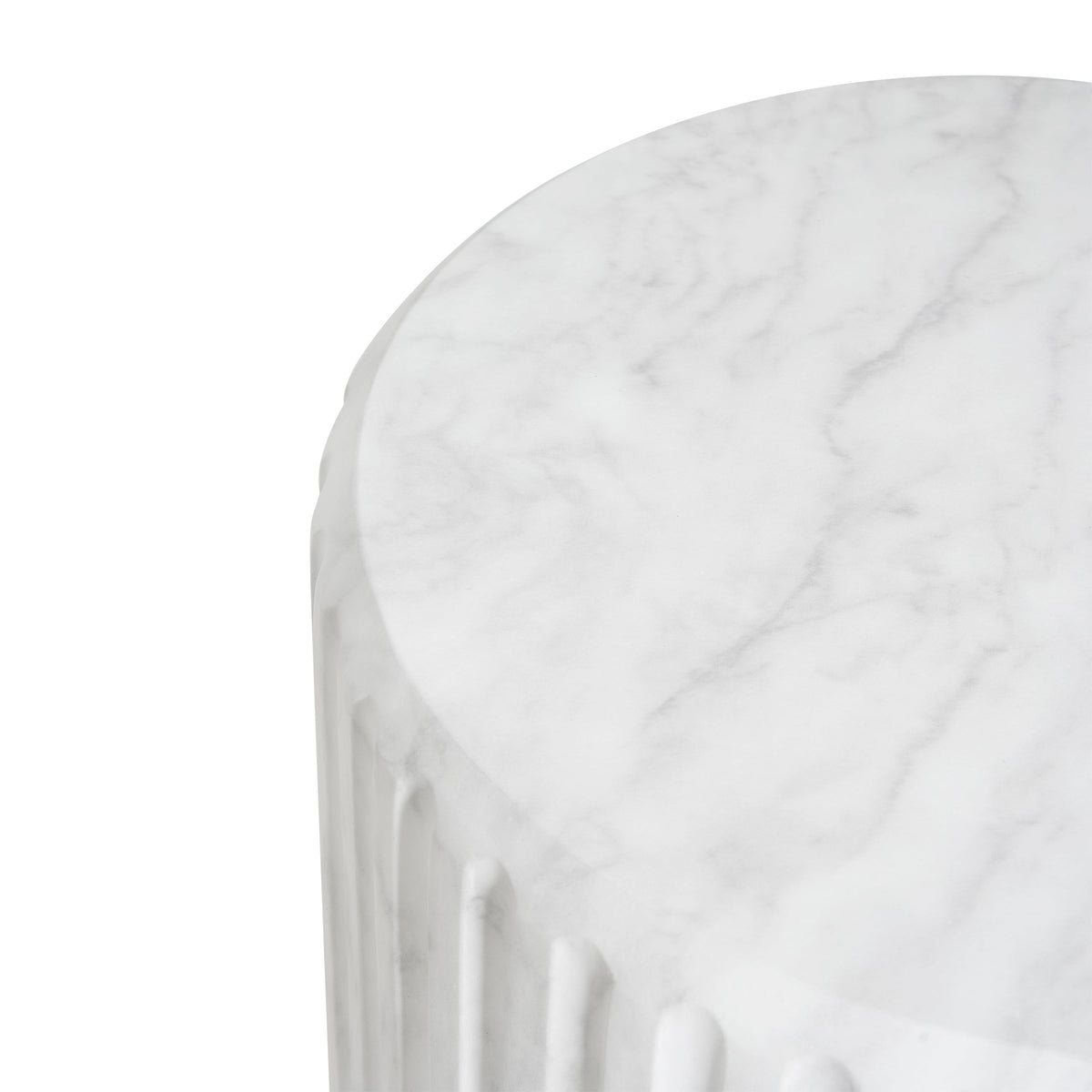 Outdoor Cicci Carved Side Table