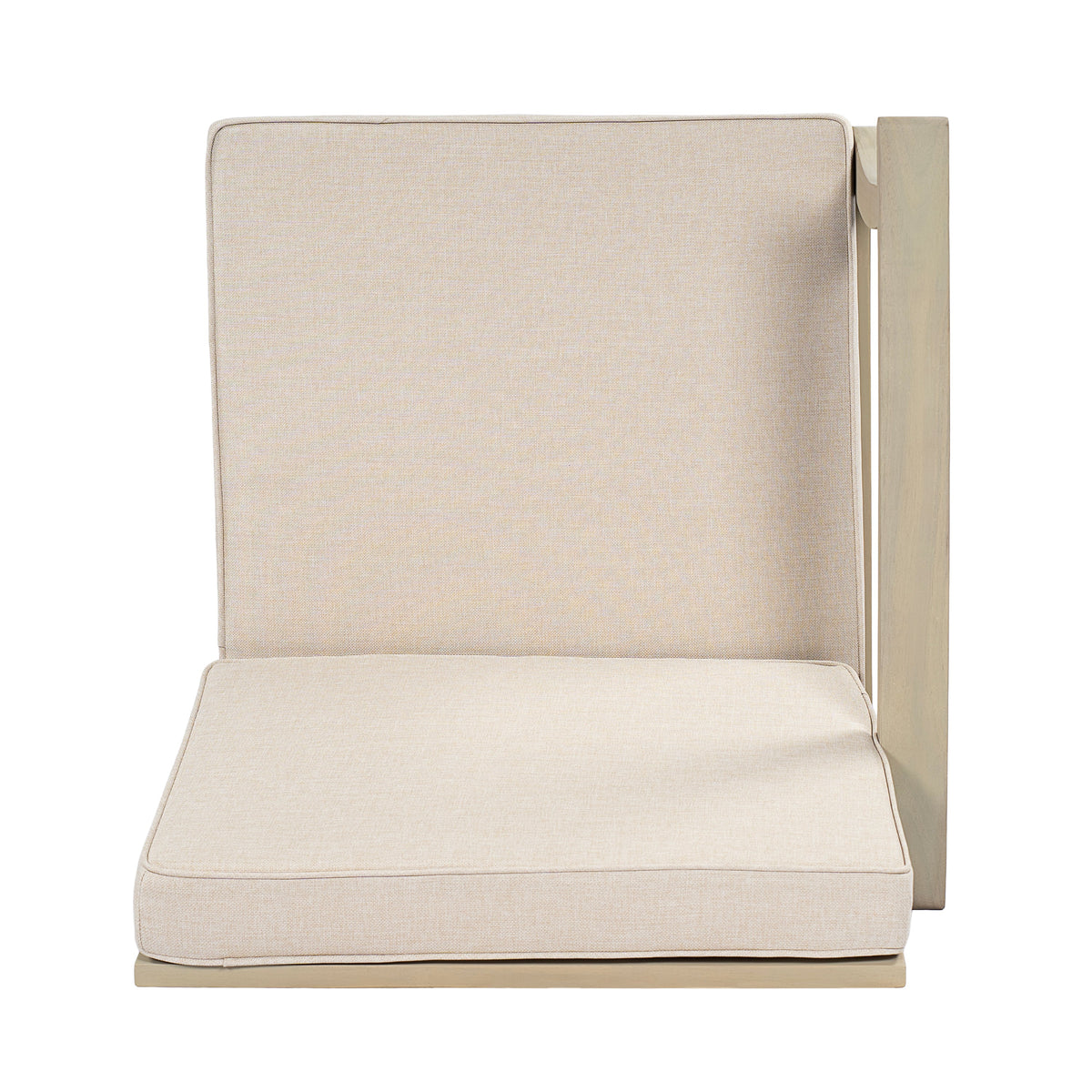 Perla Left Armchair in Acacia Wood