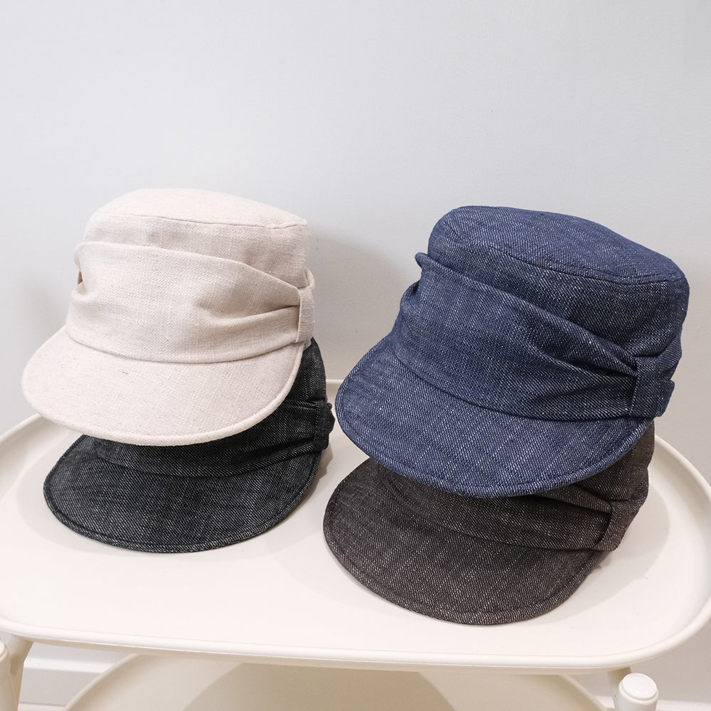 Old Money Style Retro Ruffled Flat Top Bowler Hat - A Stylish Casual Versatile Hat That Makes Your Face Look Smaller And More Artistic. Perfect For A Painter
