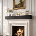 60" Fireplace Mantel Pine Wood Wall-Mounted & Floating Shelf