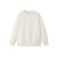 Womens Spliced Crew-neck Pullover Top