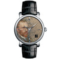 Van Gogh 3D Oil Painting Surface Steel Strap Self-portrait Quartz Wrist Men's Watch