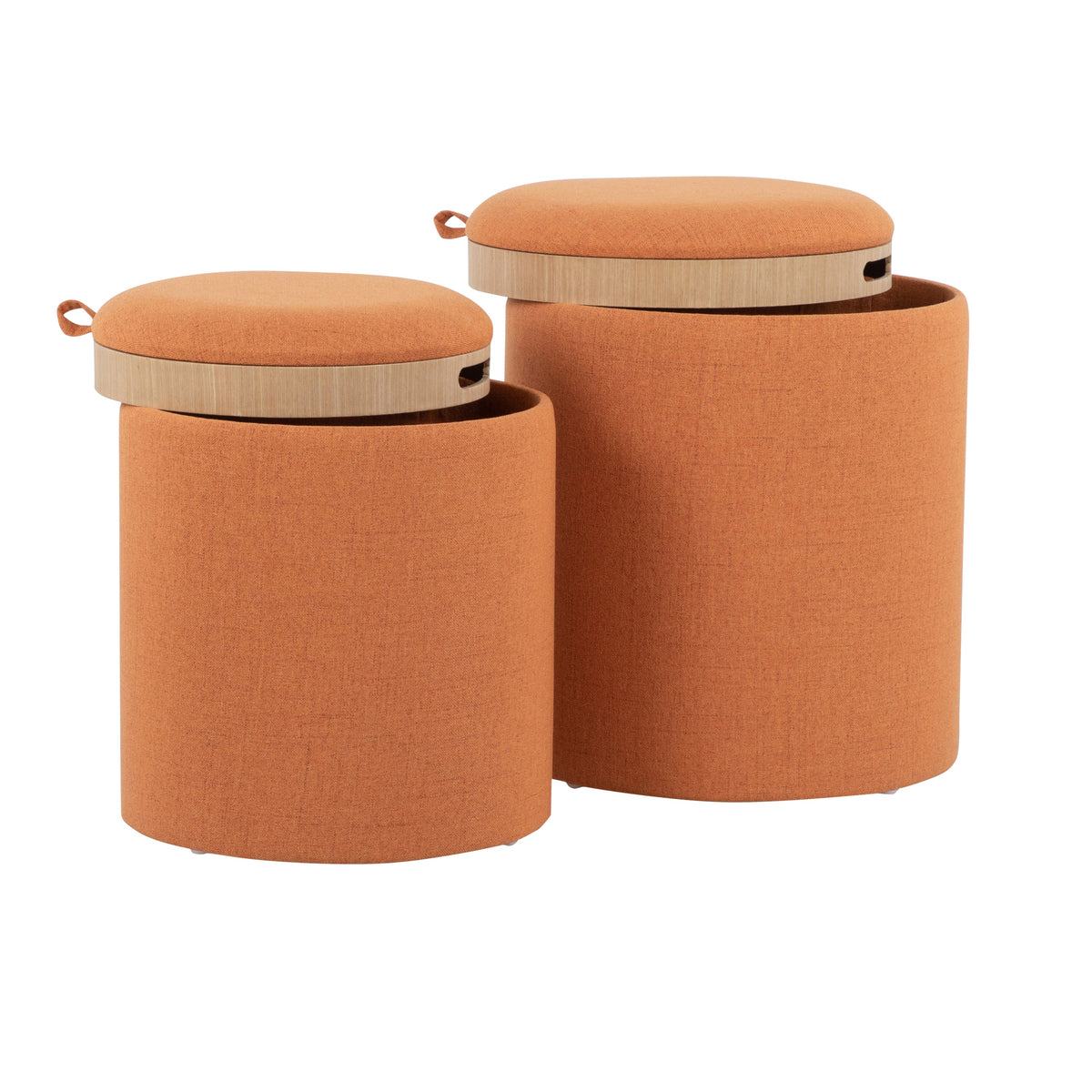 Contemporary Nesting Ottoman Set