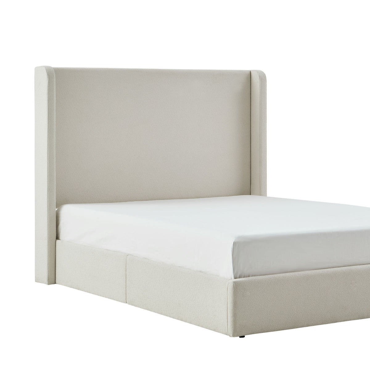 Carmen Upholstered Wingback Bed