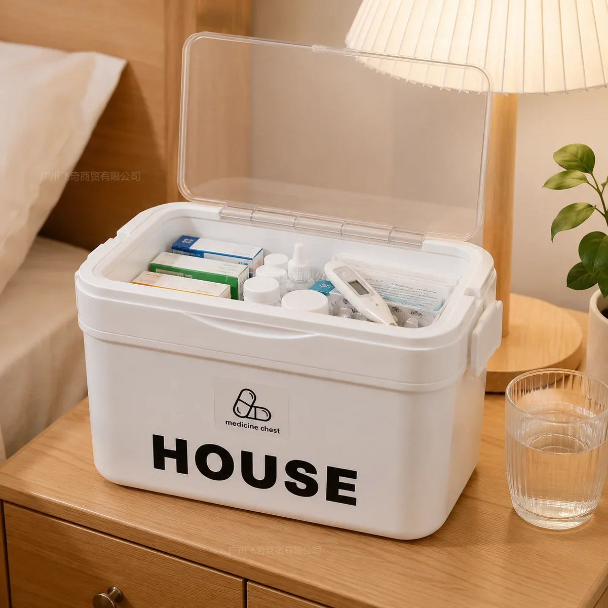 Multi-Tier First Aid and Small-Item Storage Box, 2 to 5 Layers