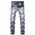 Men's Slim Fit Denim Jeans Stretch Casual Washed Straight Leg Streetwear Fashion Pants Classic Cotton Denim Trousers Manufact