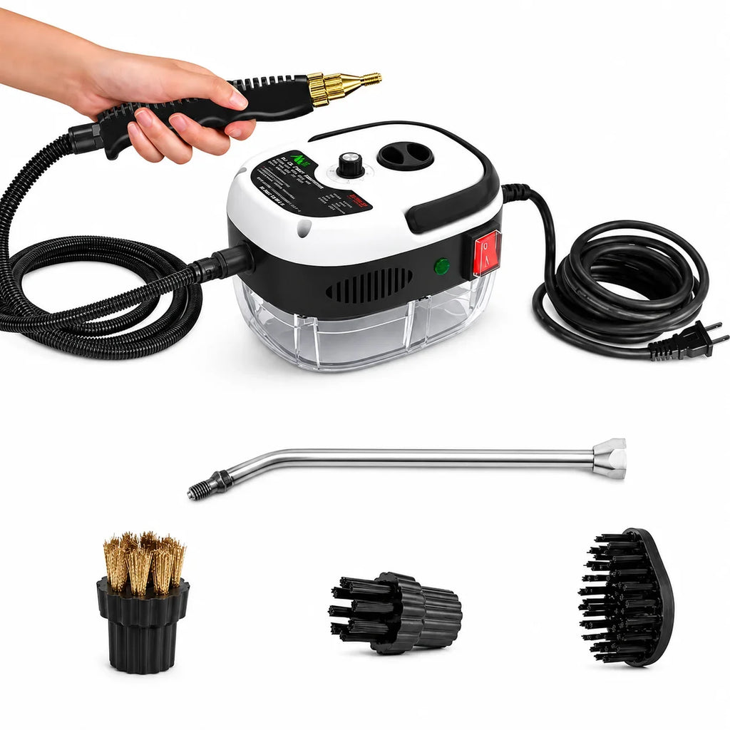 Portable High-Pressure Steam Cleaner with Accessories
