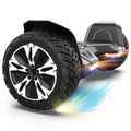 GYROSHOES Warrior 8.5'' All-Terrain Hoverboard for Kids & Adults, Dual 350W Motors Off-Road Self-Balancing Scooter, 10 MPH Max Speed, 265 lbs Capacity, UL2272 & CPC Certified, Bluetooth Speaker, LED Lights