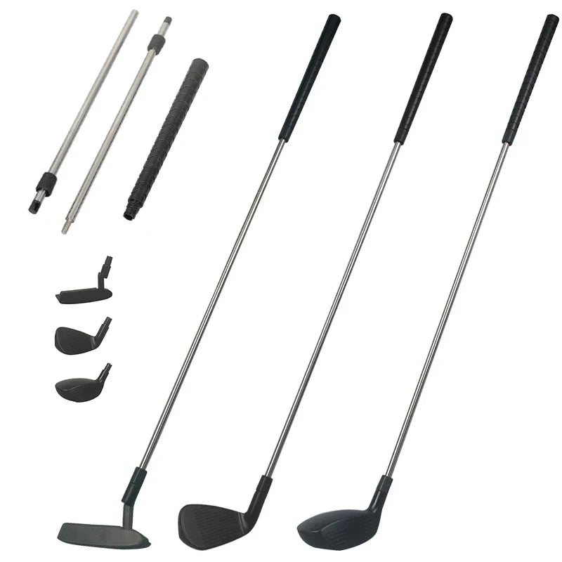 Detachable Golf Club, Lightweight Plastic Head, for Putting and Chipping Practice, Training Aid, Indoor and Outdoor Golf Trainer