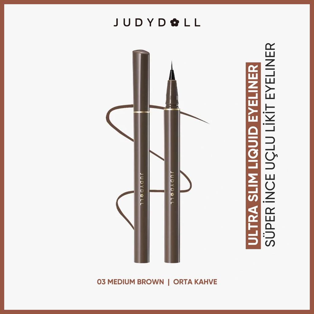 Judydoll Slim Liquid Eyeliner Precise Definition 03 Medium Brown