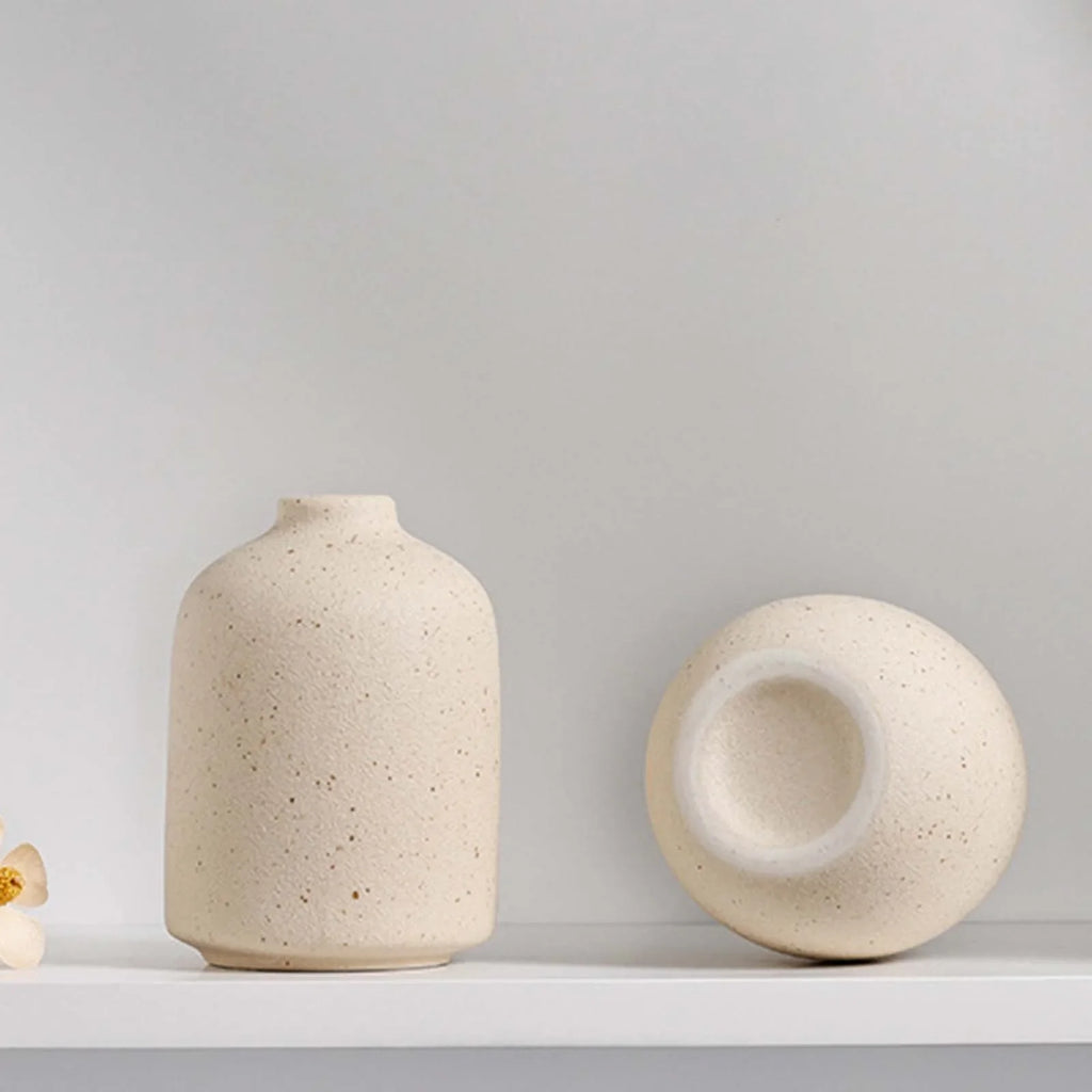 Modern Flower Vases Floral Arrangements Decorative Vases Boho Ceramic Vase for Entryway Dinner Living Room Kitchen Decoration