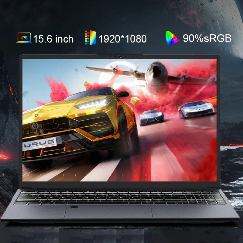 New Ultra Slim Laptop 15.6' 16GB RAM 2TB SSD Intel I9 10980HK/9900 Gaming PC 1920*1080 IPS Windows 11 Office Study Computer PC