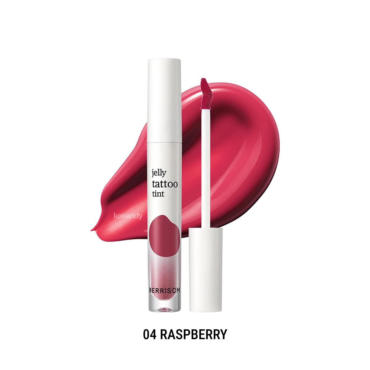 Berrisom Jelly Tattoo Tint High Shine Lip Stain 04 Raspberry 3.8g
