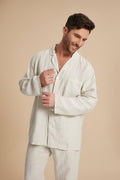 Men's Long-Sleeve Hemp Sleepwear