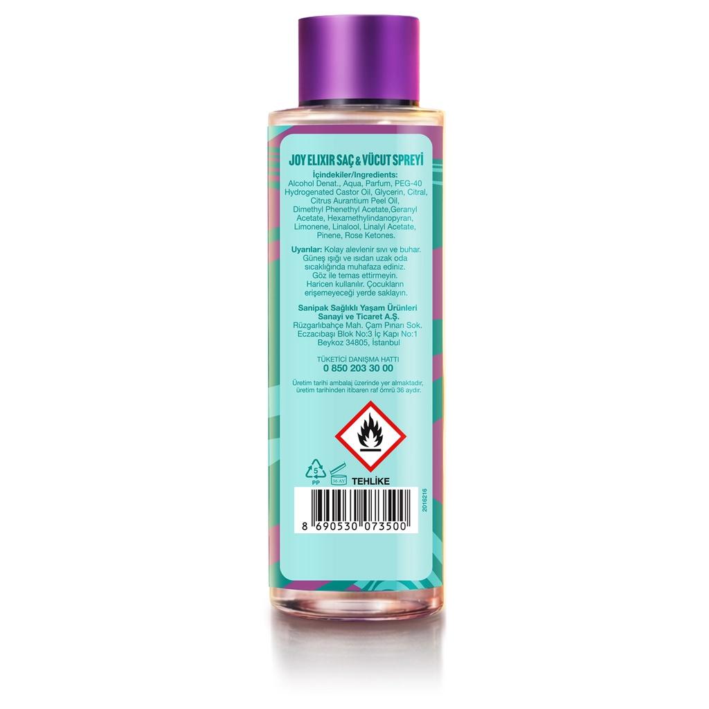 Lumiere Joy Elixir Hair & Body Mist for Refreshing Scent 200 ml
