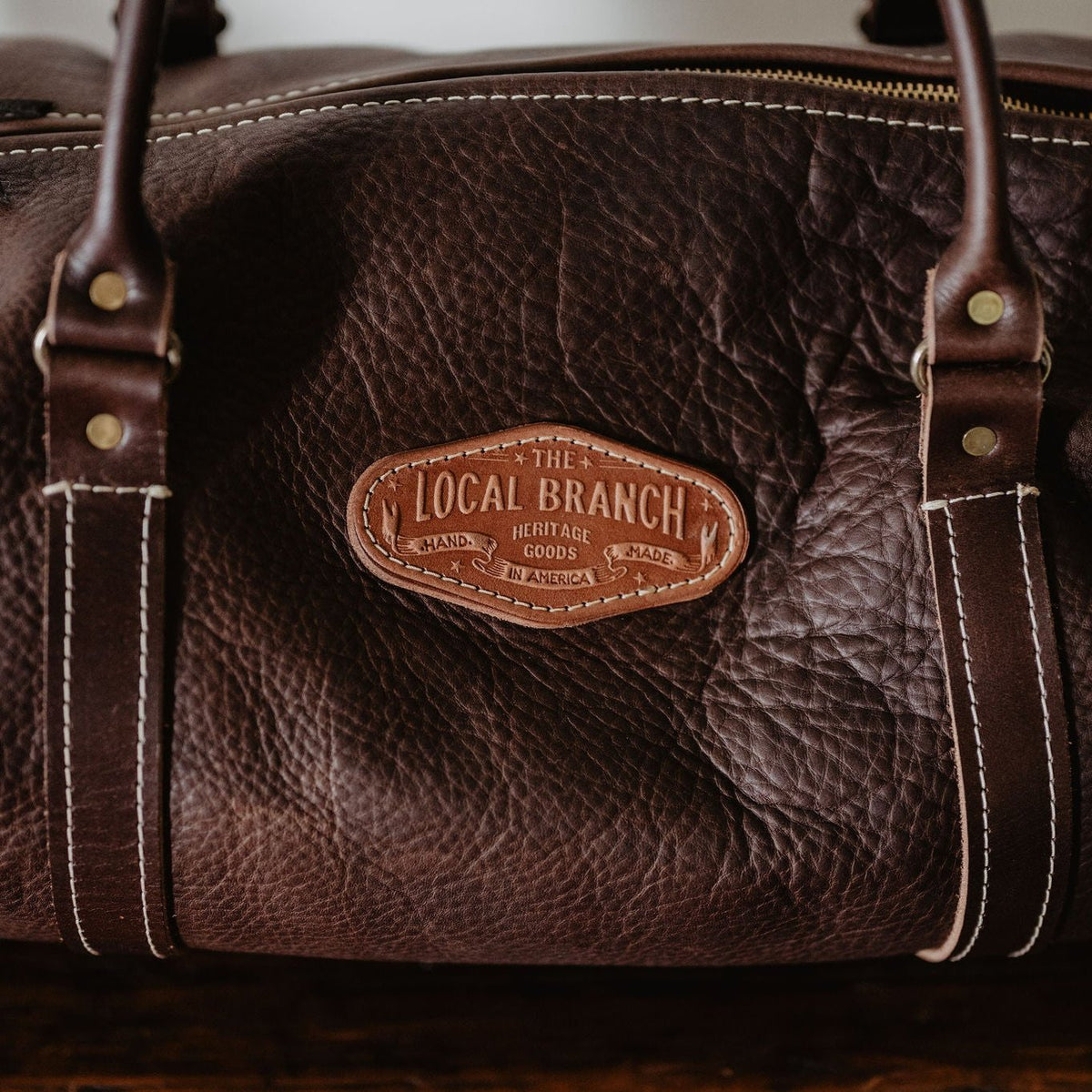 Nomad USA-Made Leather Duffle Bag
