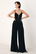 VELVET HOUR SWEETHEART WIDE LEG JUMPSUIT
