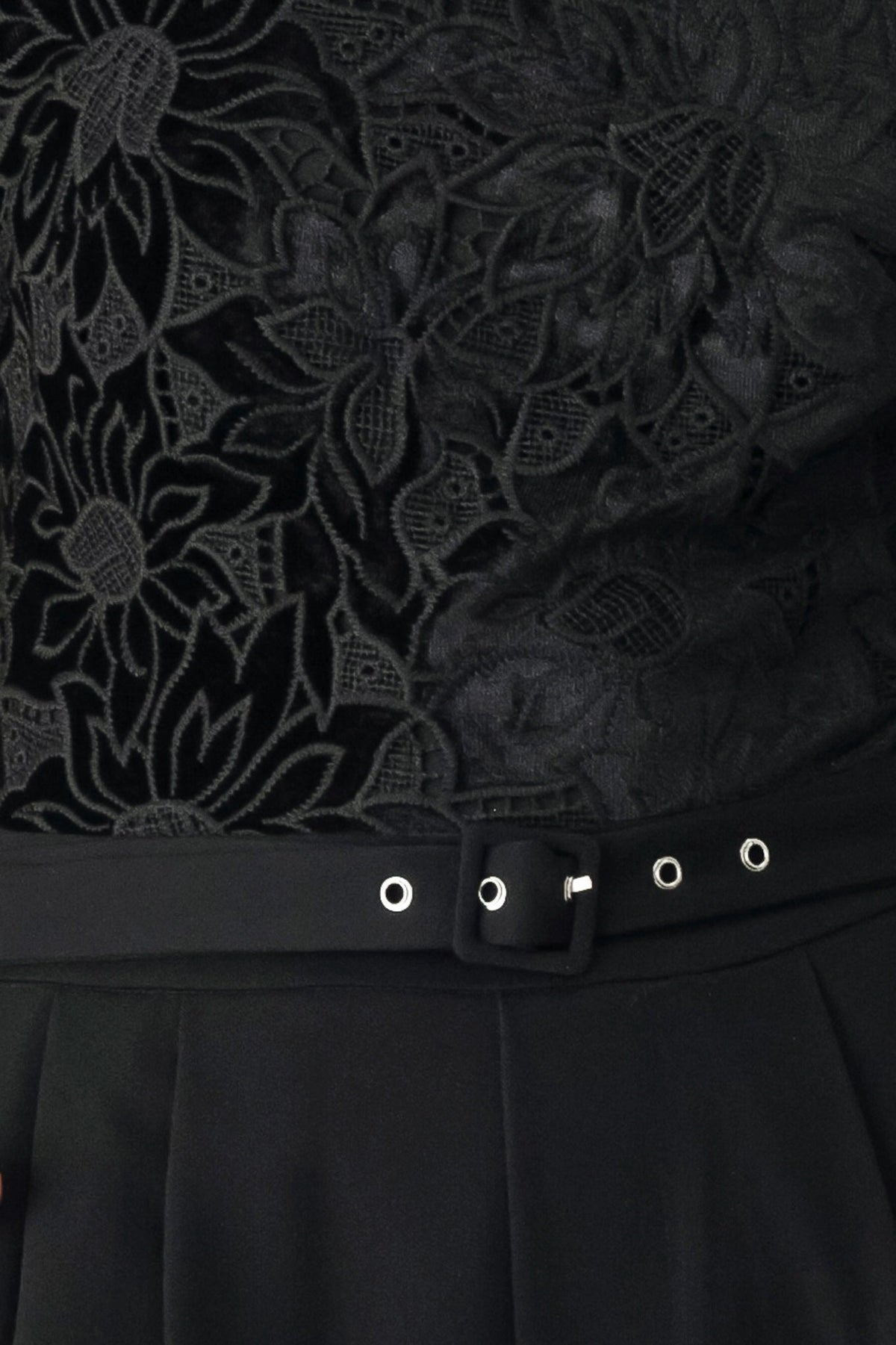 AFTER DARK LACE WIDE LEG JUMPSUIT