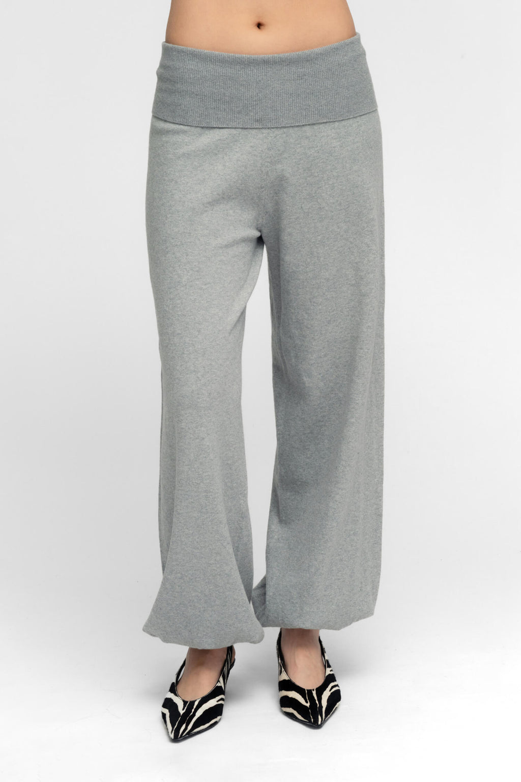 AYLA PANTS IN HEATHER GRAY