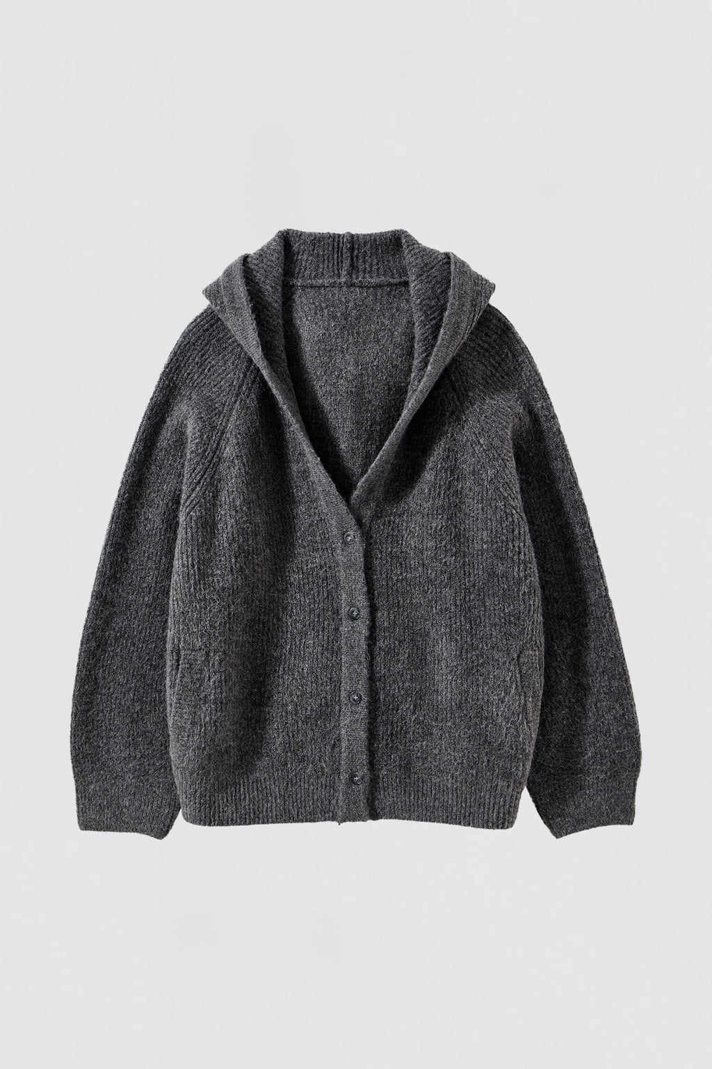RAEL CARDIGAN IN HEATHER GRAY