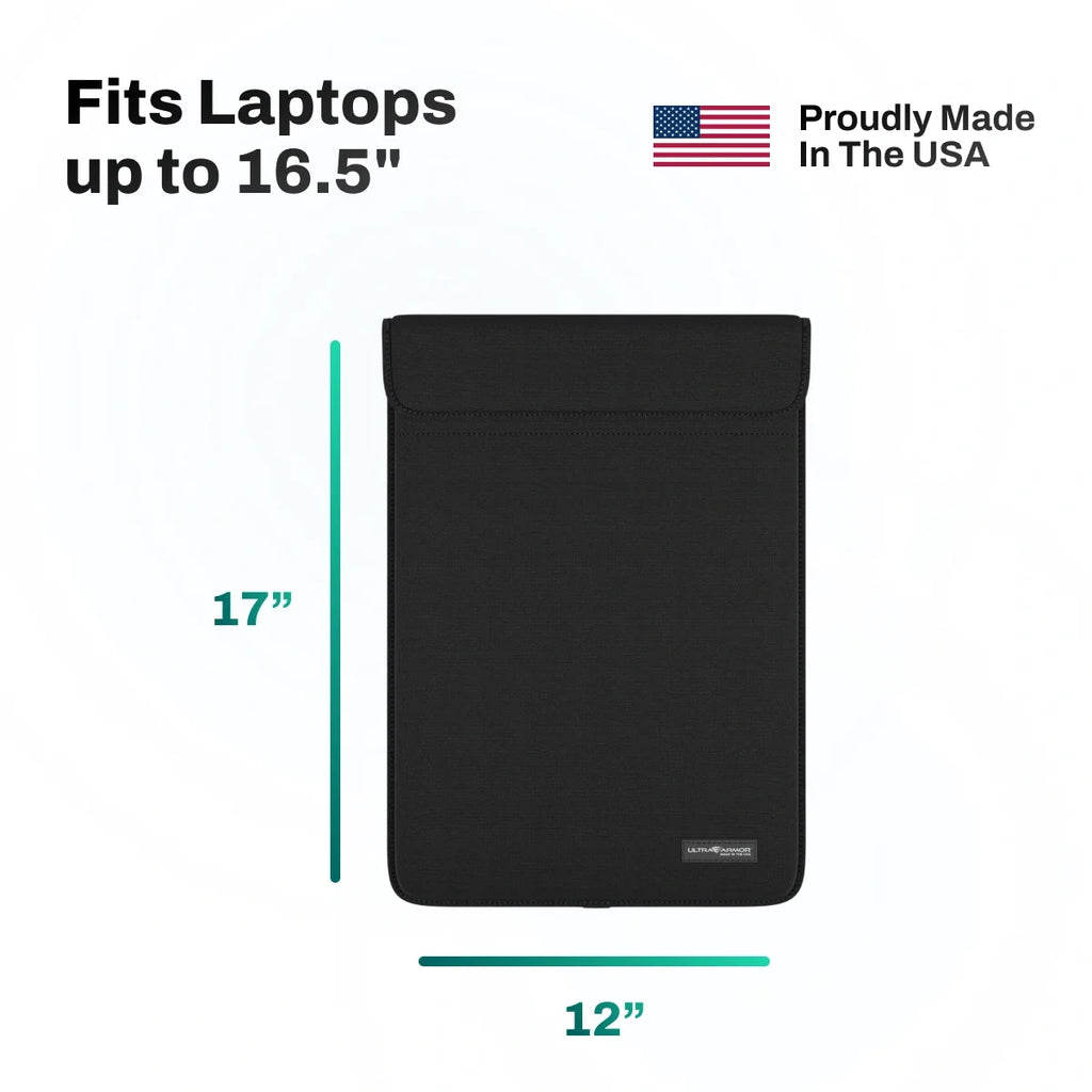 Ultra Armor Faraday Bag for Laptop & Tablet — Cybersecurity, Privacy & EMP Attack Shield