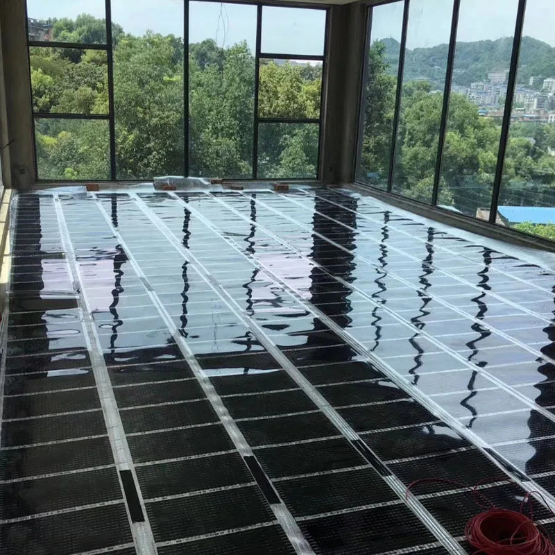 Graphene carbon crystal electrothermal film 400W/M2 floor heating wall heating safe energy saving constant temperature