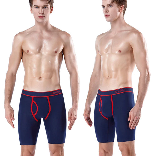 SRBONITOS Long Boxer For Men Underwear High Quality Cotton Men's Panties Man Underpants Boxershorts Shorts Sexy